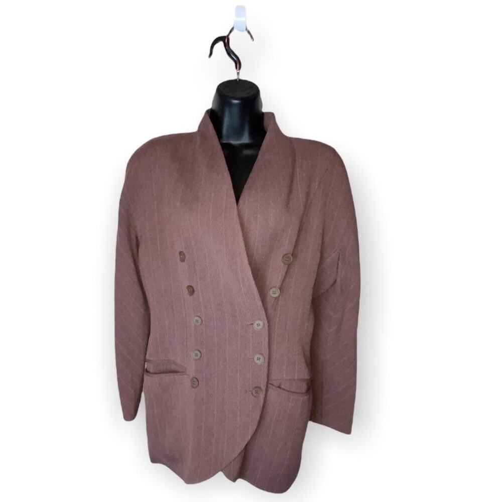 Maska Women’s Striped Wool Blazer size 8